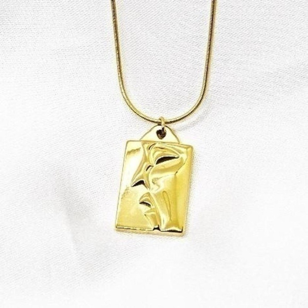 Side Portrait Cameo Necklace